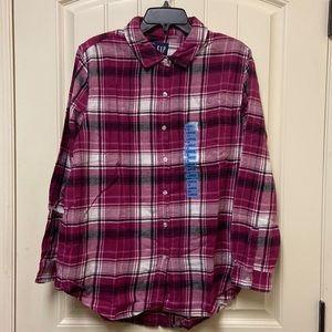 Women’s button down flannel
